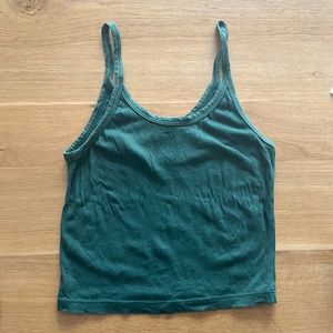 ARQ tank, forest green, size small